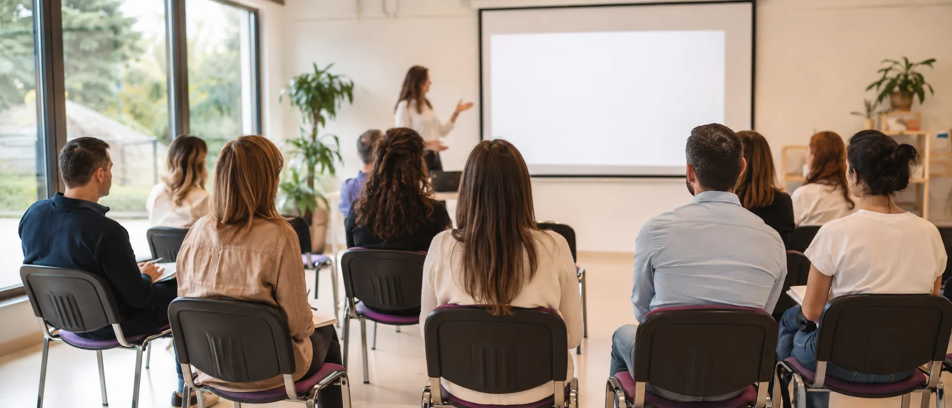 Veli semineri sırasında toplantı salonu